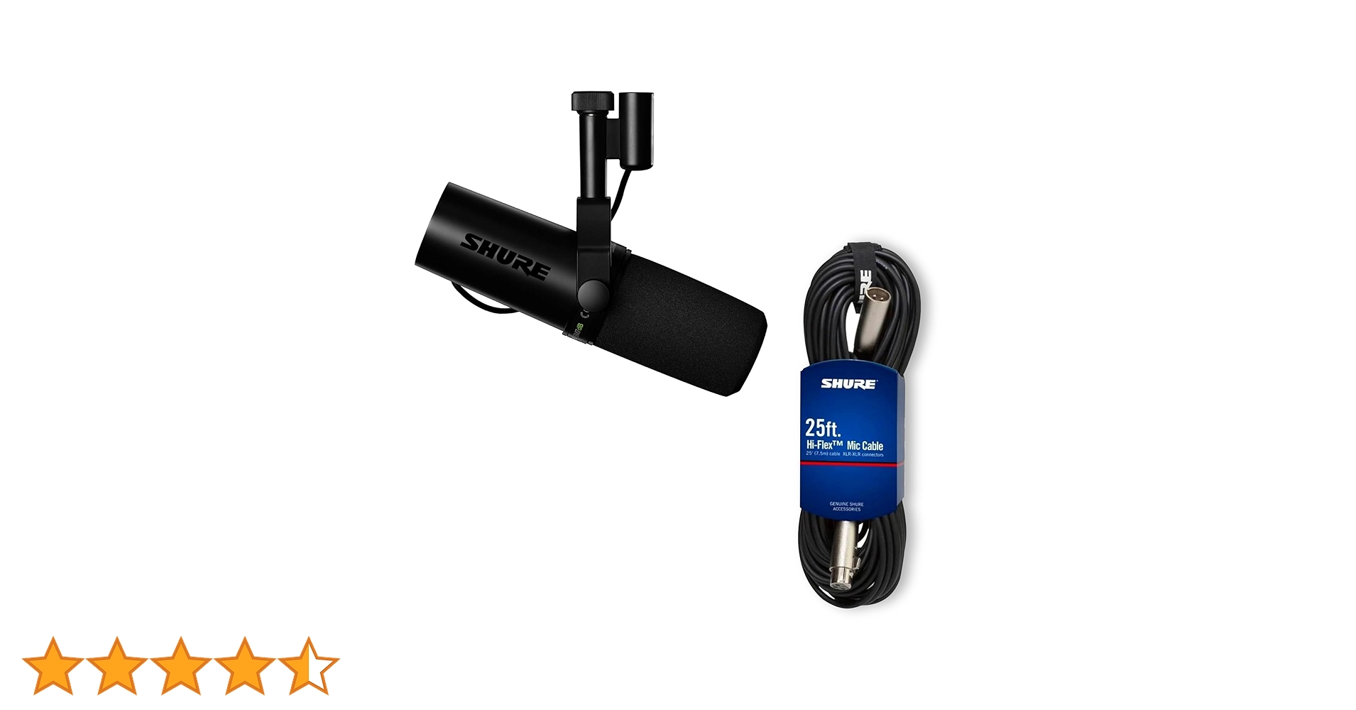 Amazon.co.jp: SHURE ダイナミックマイク SM7dB プリアンプ搭載